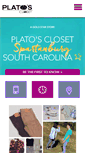 Mobile Screenshot of platosclosetspartanburg.com